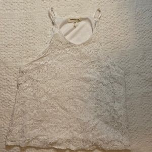 White Lace Tank